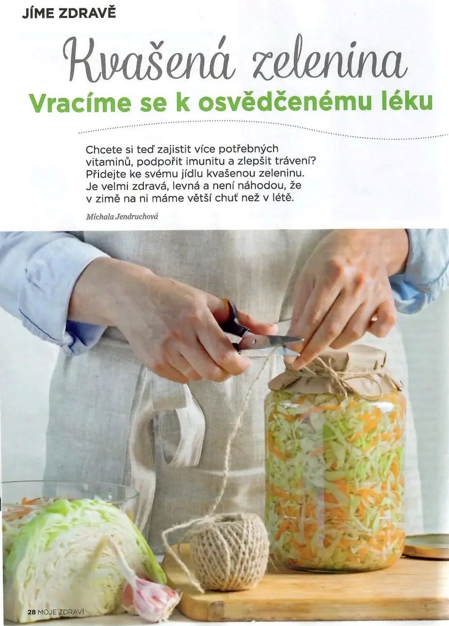 Moje zdraví 1.2021, Kvašená zelenina 1
